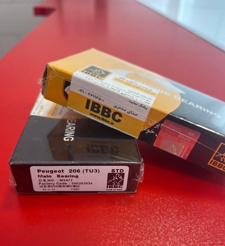 یاتاقان ثابت پژو 206 تیپ 2 - TU3 سایز استاندارد (STD) برند بوش ایران